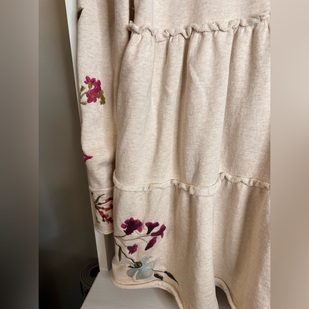 Johnny Was Flore Tiered Hoodie. Size M - Picture 7 of 11